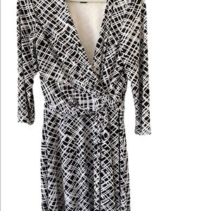 White House Black Market Faux Wrap Dress